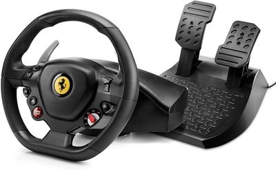 Thrustmaster T80 Ferrari 488 GTB Edition vairas su pedalais