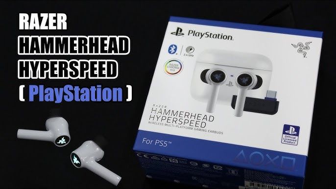 Razer Hammerhead HyperSpeed (Playstation Licensed) belaidės ausinės