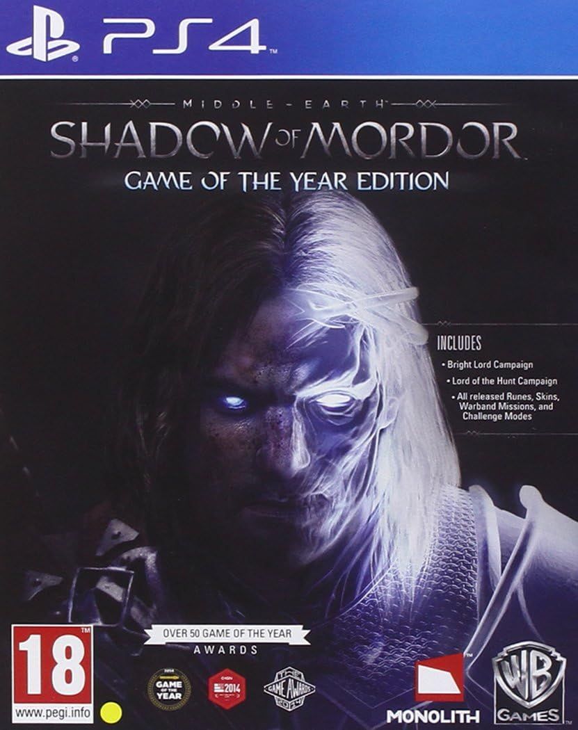 Middle-Earth: Shadow of Mordor Game of the Year Edition |PS4|