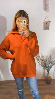 Zip Pullover rost