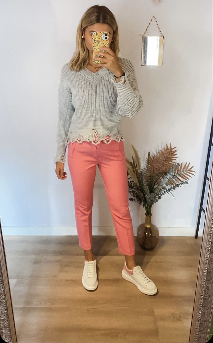 Pullover grau