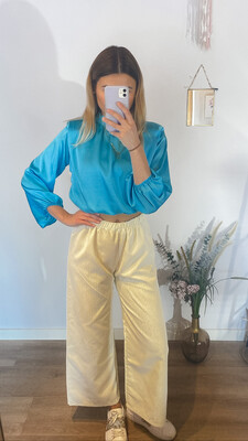 Water Bluse blau