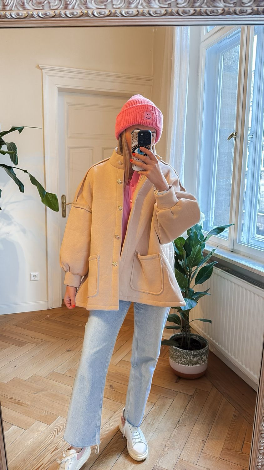 Jacke beige