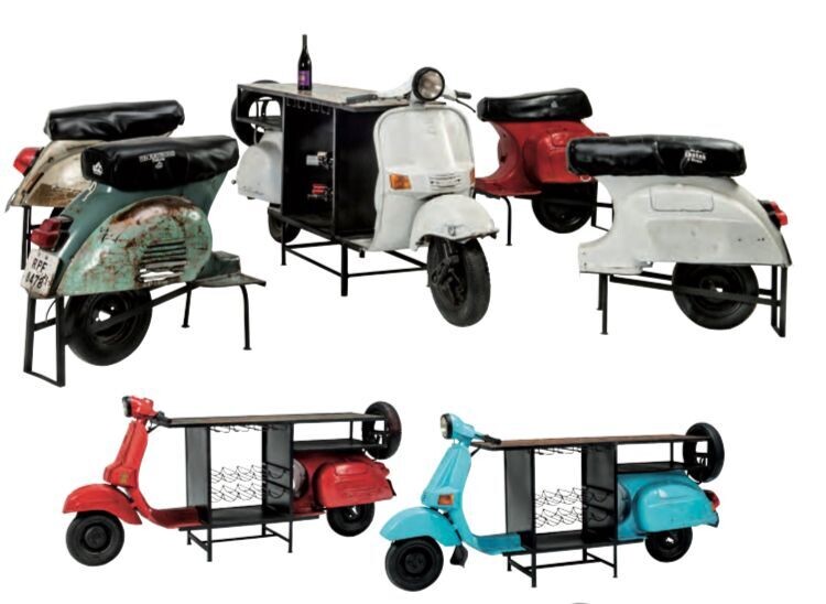 Consolle bar moto vintage 