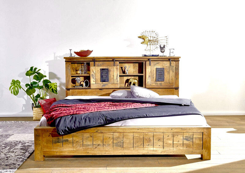 Letto matrimoniale industrial