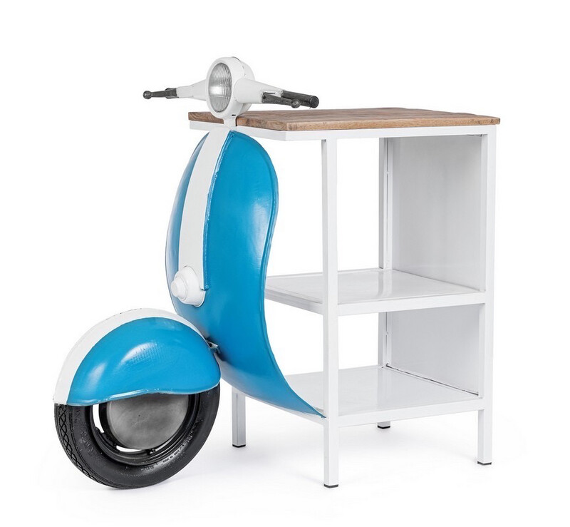 CONSOLLE BAR MOTO BLU
