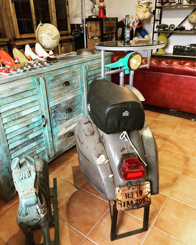 ​Sgabello moto vintage