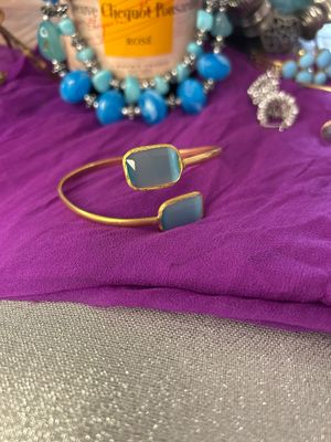 Bracciale artigianale con gemme