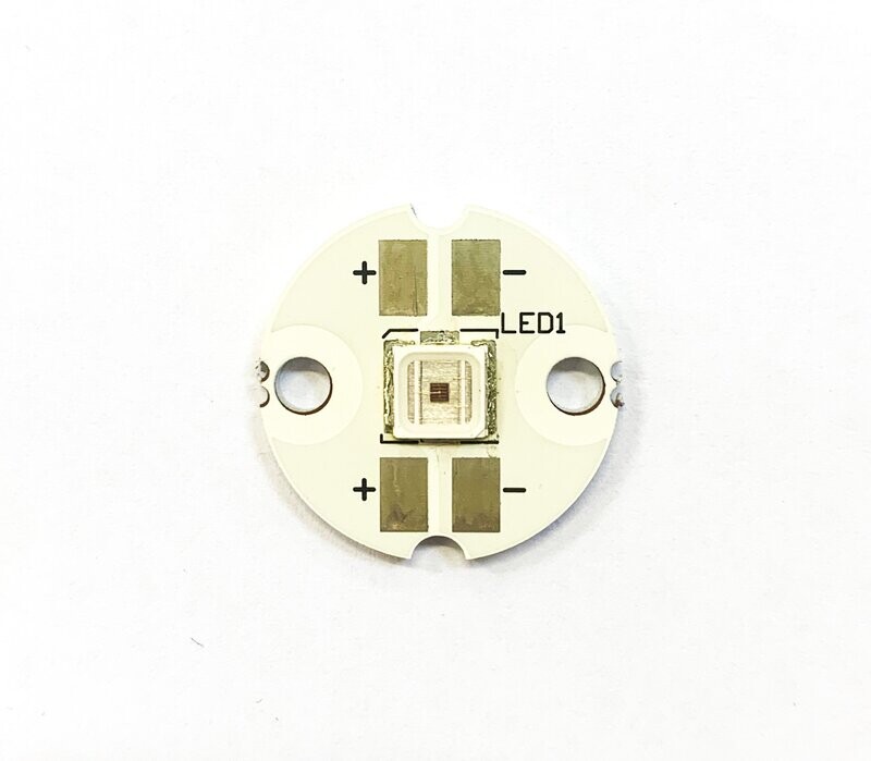 LED SMBD 630 nm auf einer Alukernplatine rund 20 mm LED SMBD 630 nm auf einer Alukernplatine rund 20 mm
