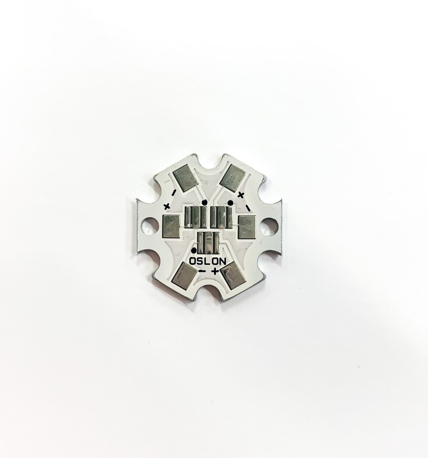 LED OSRAM Oslon (SSL, Square, etc. - alle Oslon Typen)/ Weiße Starplatine für 3 High Power LED Osram Oslon