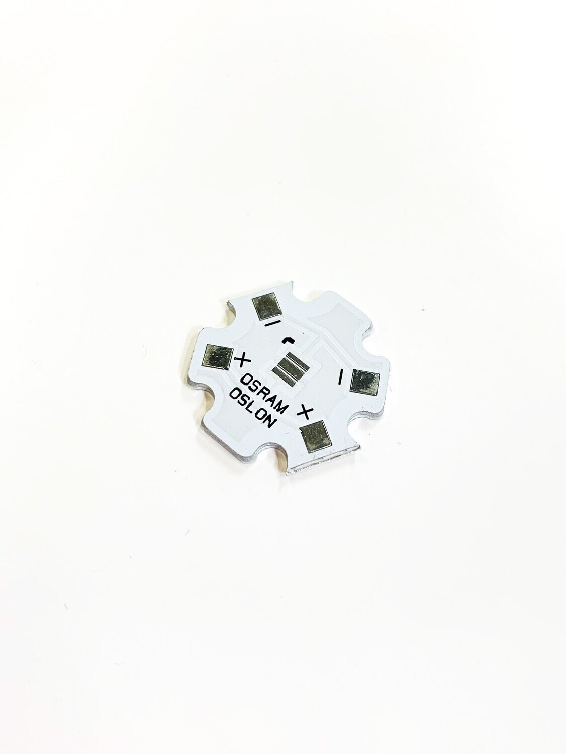 Weiße Starplatine für die High Power LED Osram Oslon