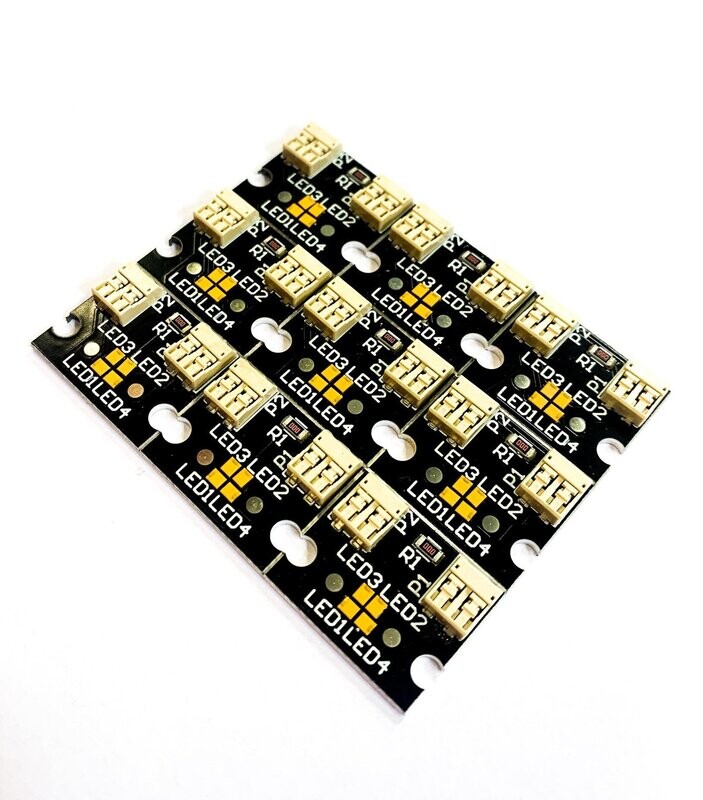 LED-Modul 2 Kreise à 2 LED warmweiß LED-Modul 2 Kreise à 2 LED warmweiß