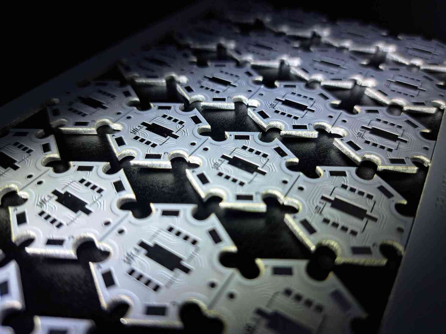 PCB Star Alu 1,5mm 100µm Dielectr. 2W/mK LSL weiss