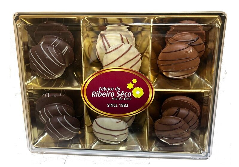 Broas Mel-de-Cana cobertas com Chocolate