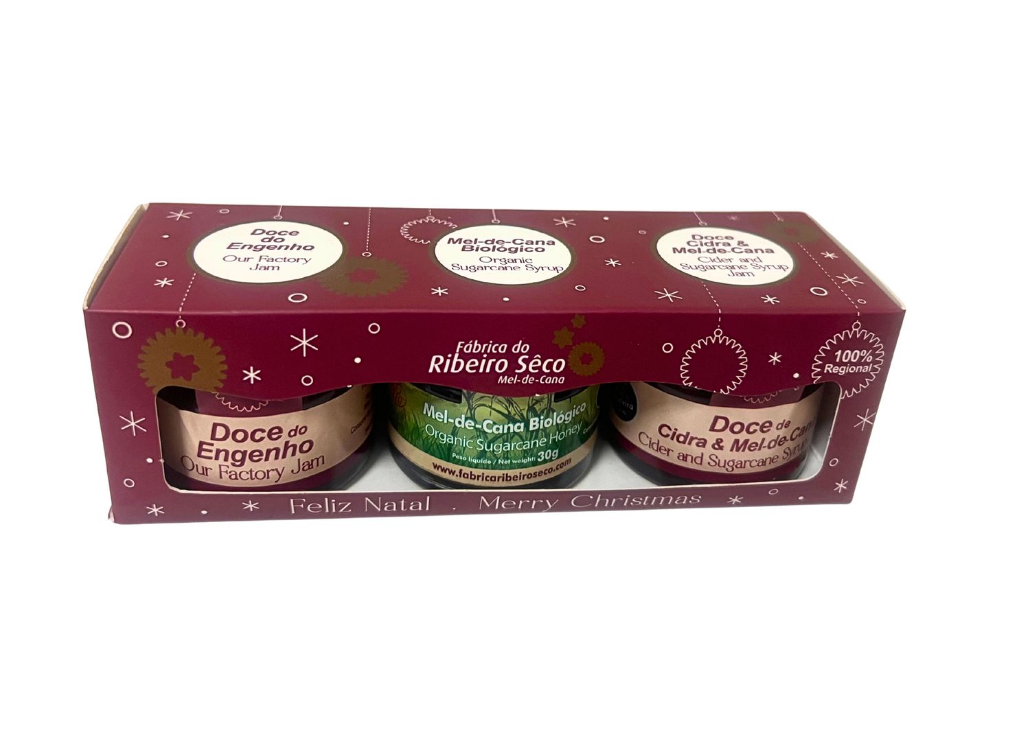 Pack Mini Compotas Natal 3x30g