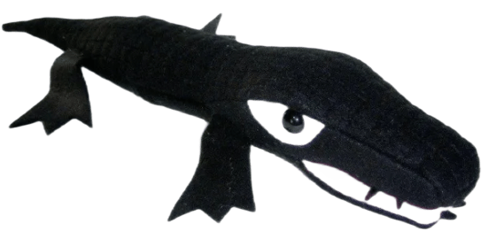Ally the Black Alligator Puppet