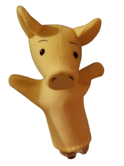 Oinky the Yellow Pig Puppet