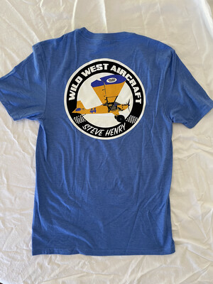 Light Blue Airplane tshirt