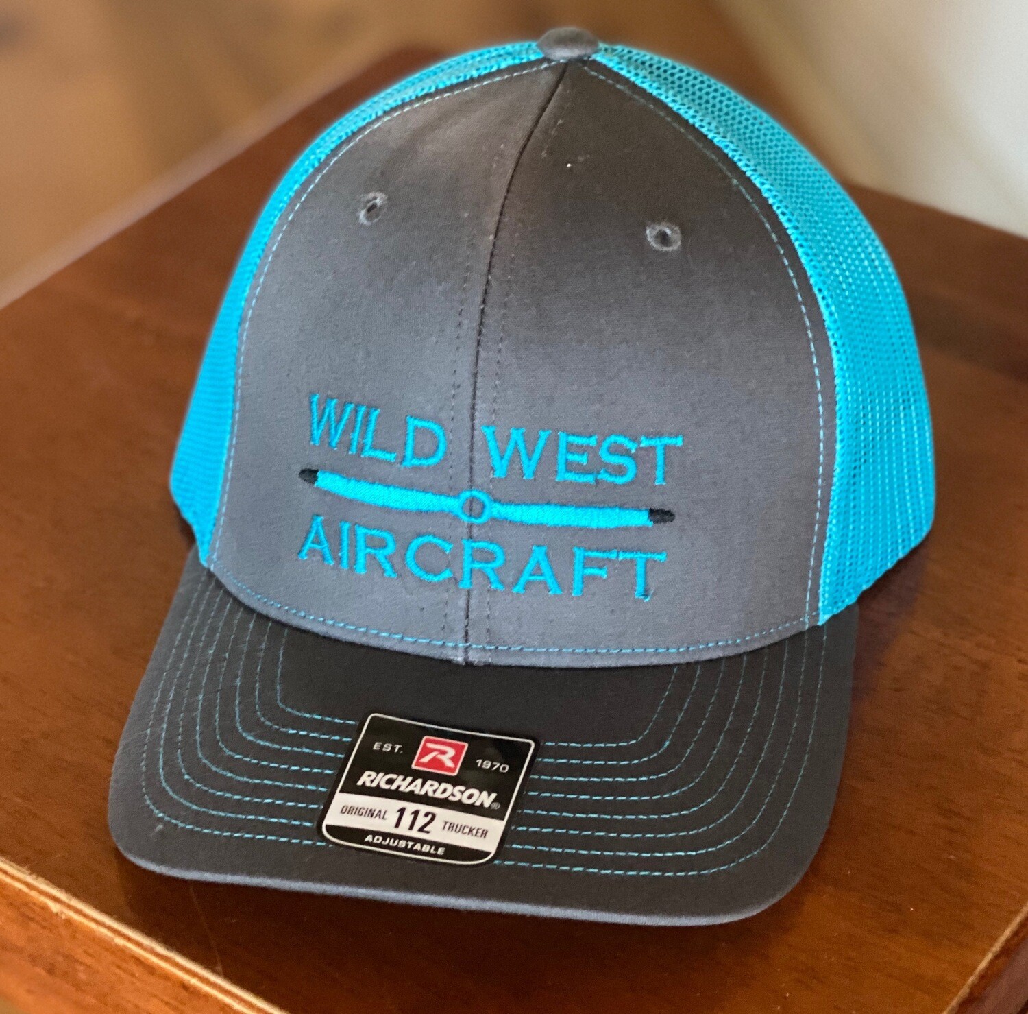 Hat- Cyan/Charcoal Richardson 112