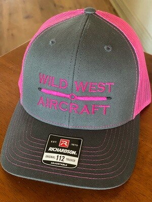Hat- Pink /Charcoal Richardson 112