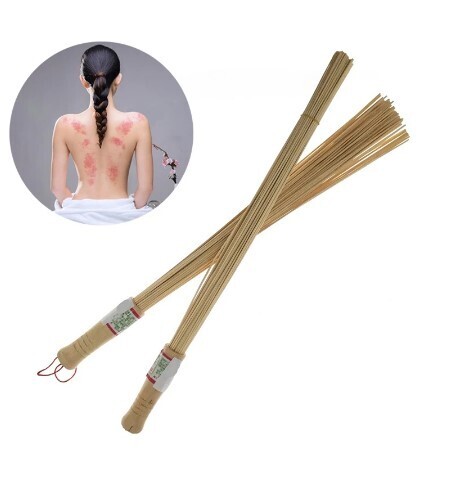 Palo de Bambú Natural para Masaje y Relajación, Vara de Martillo Hecha de Madera Ambiental para Fitness