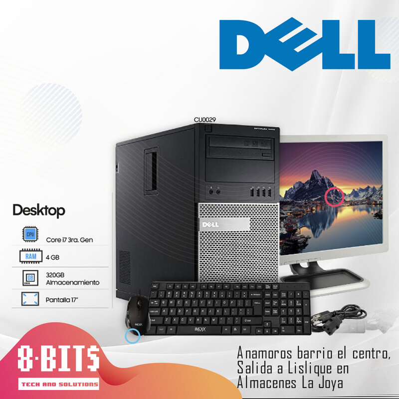 Computadora de escritorio DELL intel core i7