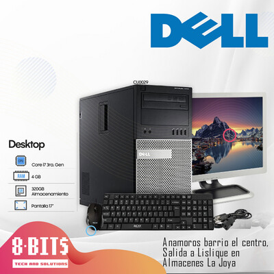 Computadora de escritorio DELL intel core i7