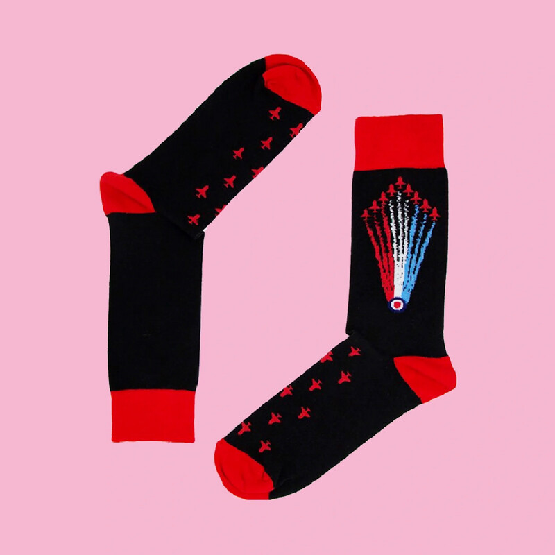 Officially Licensed Red Arrows Socks - Smoke