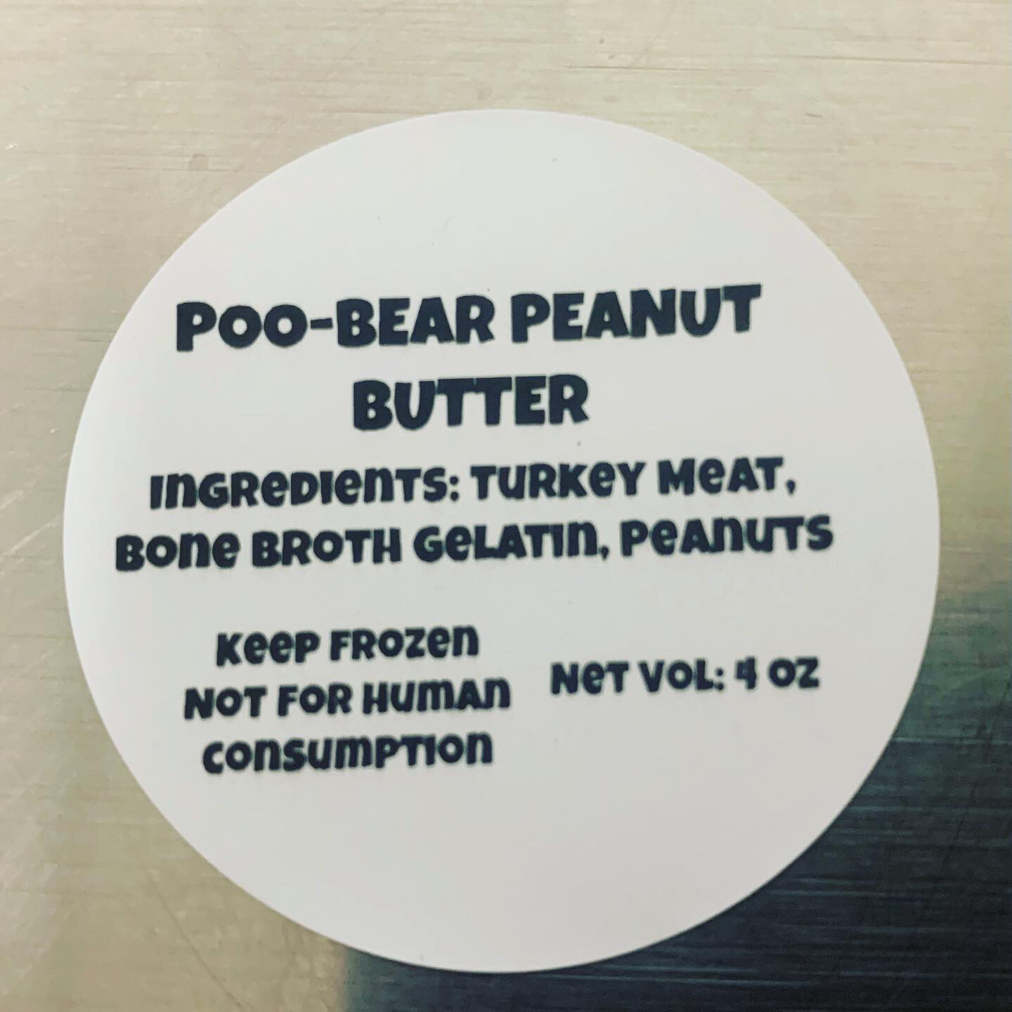 POO-BEAR PEANUT BUTTER