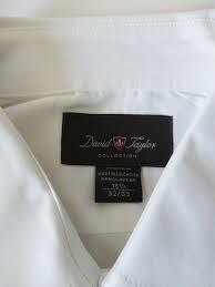 DAVID TAYLOR SHORT SLEEVE WHITE SHIRT