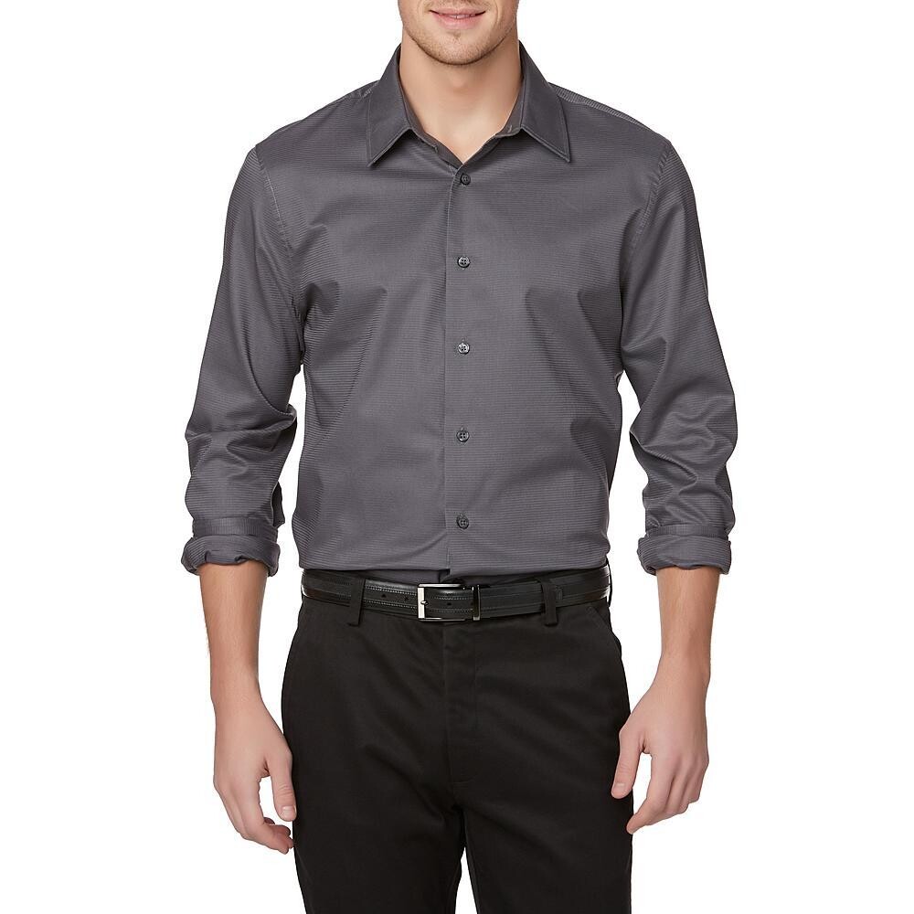 SLEEVE SLIM FIT DRESS SHIRT