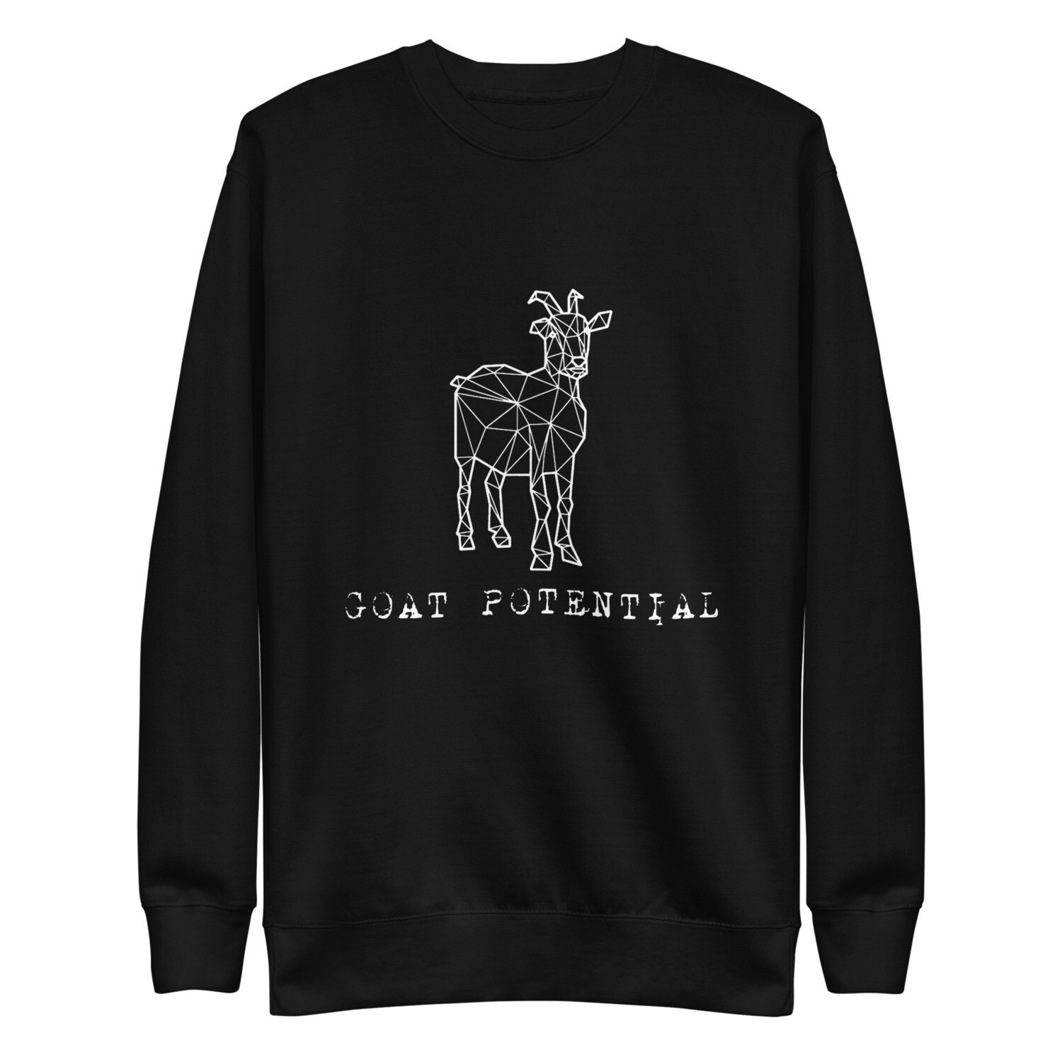 GOAT Potential Unisex Premium Sweatshirt