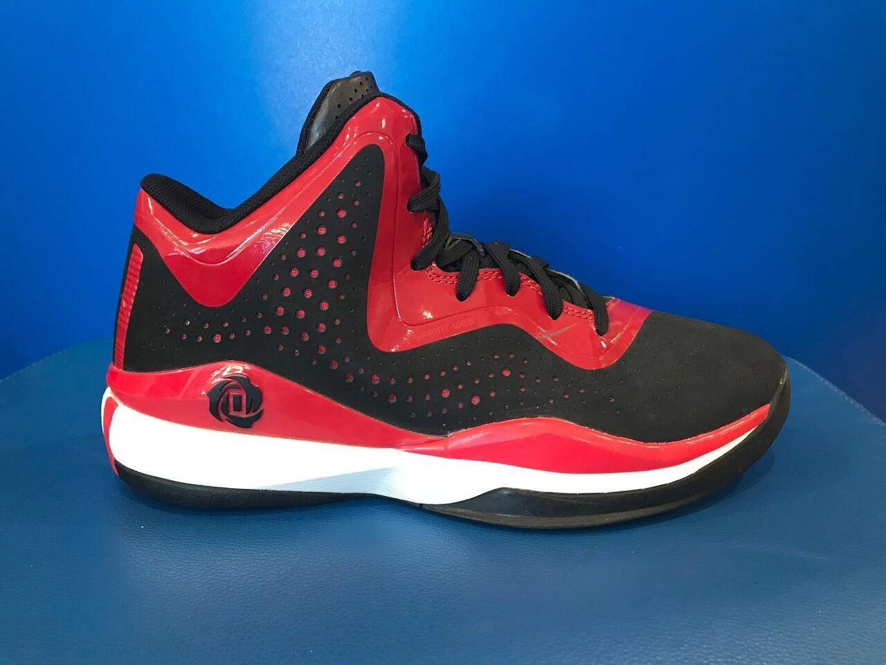 site Hond Gewend aan Adidas Performance DERRICK ROSE 773 II Black Red Sprintframe Men Basketball  Shoes US5 (Near-new) (EC155)