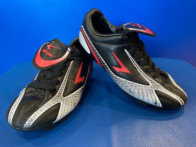 Sfida Vapor 3-B Football Boots (Black/white/red)  US 12Y (Near-New) (EC715)