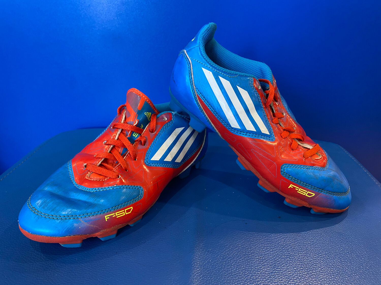 Adidas F5 TRX FG Youth Football Boots US 2 (Near-New) (EC719)