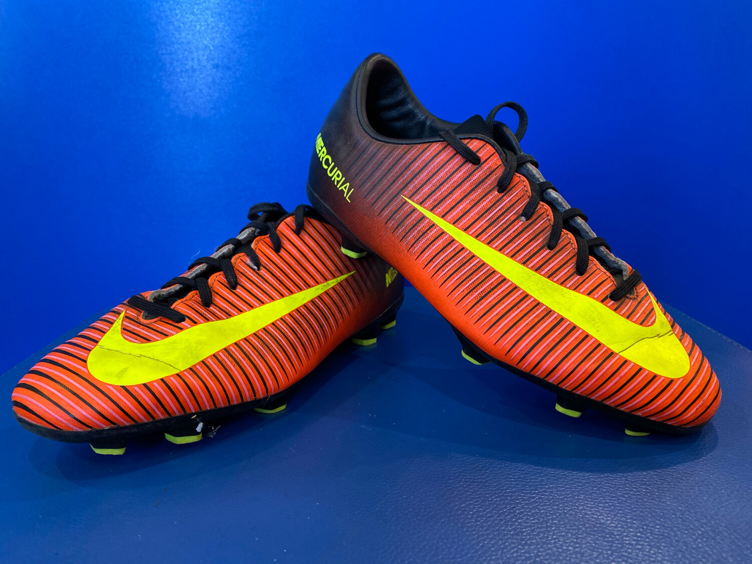 Nike Mercurial Vapor XI FG Football Boots US4 (Near-New) (EC768)