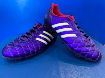 Adidas Juniors 11 Questra TRX FG J Football Boots US 4 (Near-New) (EC721)