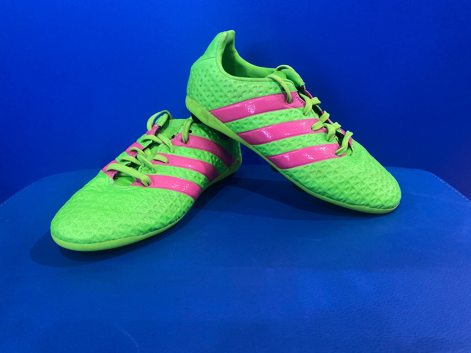 SIZE TBC - Adidas ACE 16.4 FXG US1 Football Boots (Near-new) (EC662)