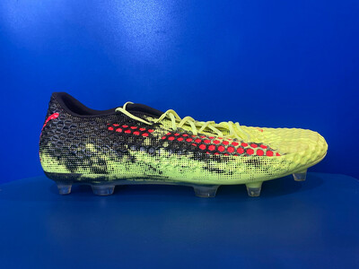 Puma Future 18.1 Netfit Low hyFG - Fizzy Yellow/Red Blast/Puma Black US12 (Near New) (EC1644)