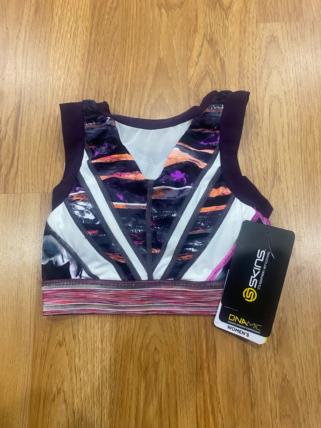 Skins Women’s DNAmic Vest Crop Top Size XS (New with Tags) (EC1677)