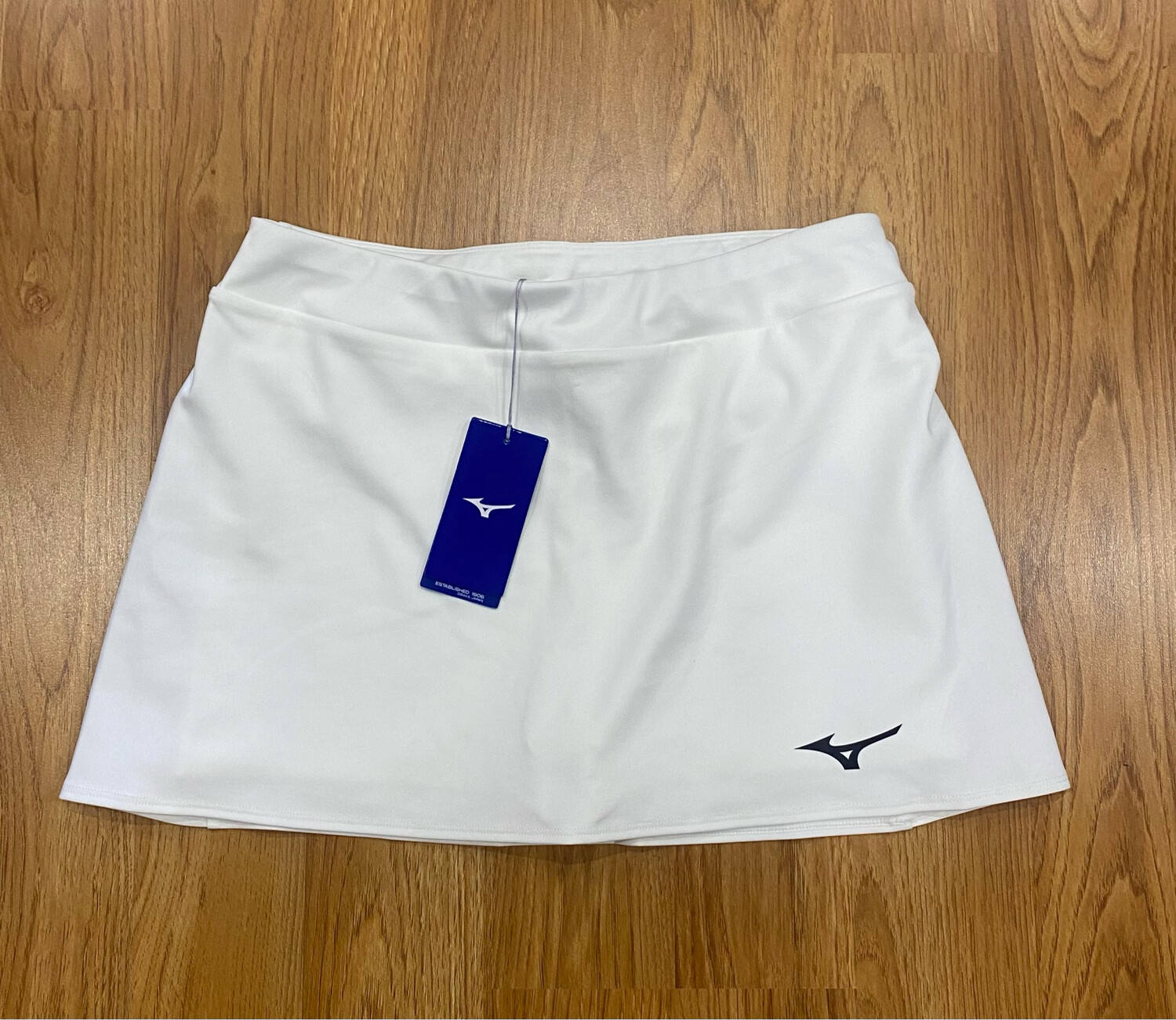 Mizuno Flex Tennis Skort White Skirt Size Medium (New With tags) (EC1690)