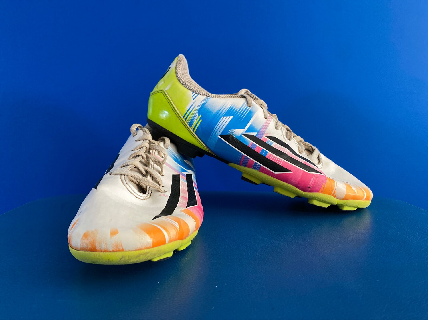 Adidas F5 FG TRX Soccer Messi US5 (Near-new) (EC619)