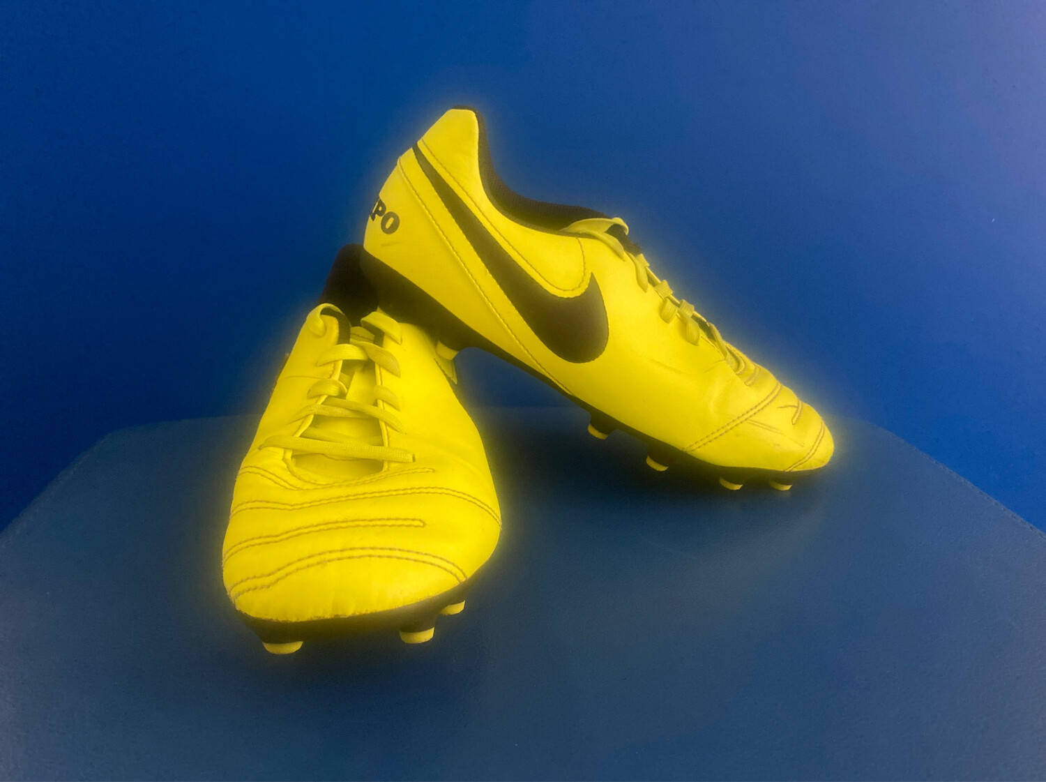 Nike Tiempo Rio III FG Football boots US5 (Near-new) (EC648)