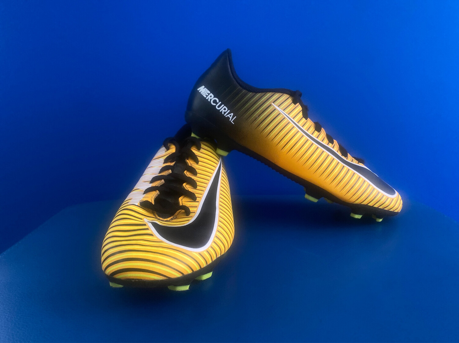 Nike Mercurial Vortex III FG Junior Football boots US 5 (Near-new) (EC646)