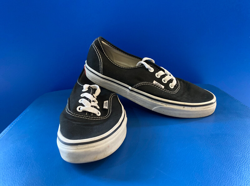 Vans Casual Canvas Sneakers Mens US6 Womens US7.5 (Near New) (EC180)