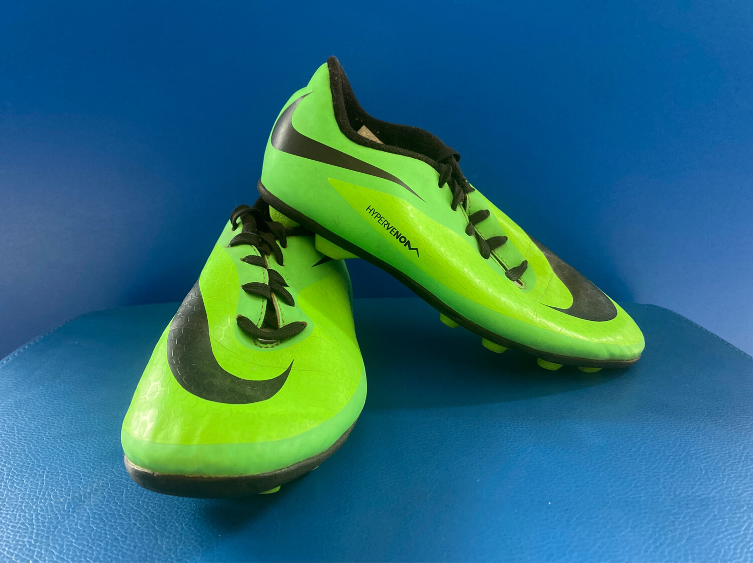 Nike Hyper Venom Football Boots US3 UK2.5 (Near-New) (EC199)