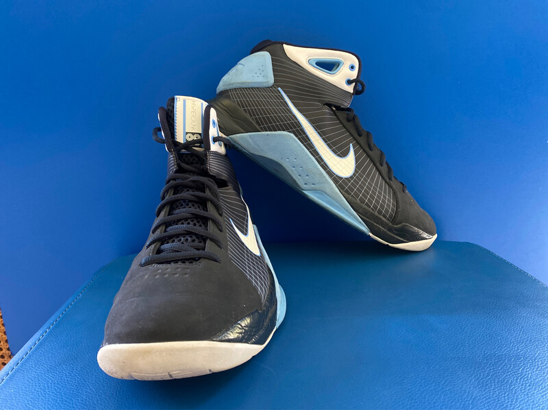 NIKE Hyperdunk 200 Dark Obsidian White University Blue US10.5 (Near-New) (EC504)