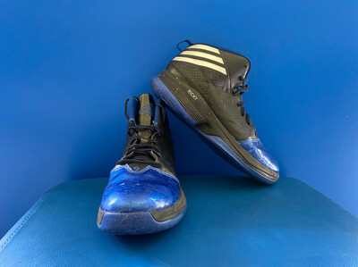 ADIDAS Ricky Rubio Mad Handle 2 Basketball Shoes US7 (Black/Silver/Royal) (Near-New) (EC506)