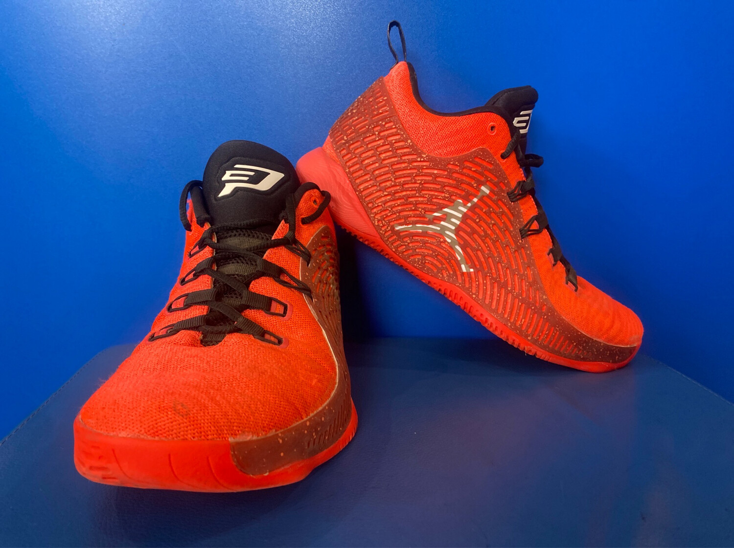 Nike Air Jordan CP3 X Red Black White Men Basketball Shoes 854294-600 US10 ( Near New) (EC2719)