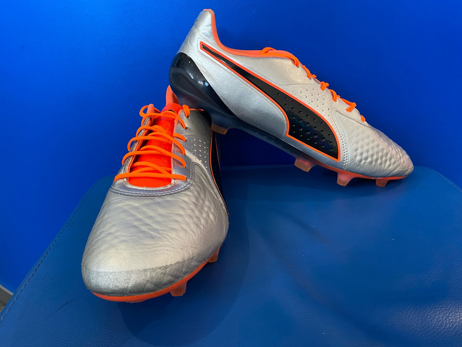 PUMA ONE 1 LTH FG/AG Football boots US12 (Near New) (EC3077)